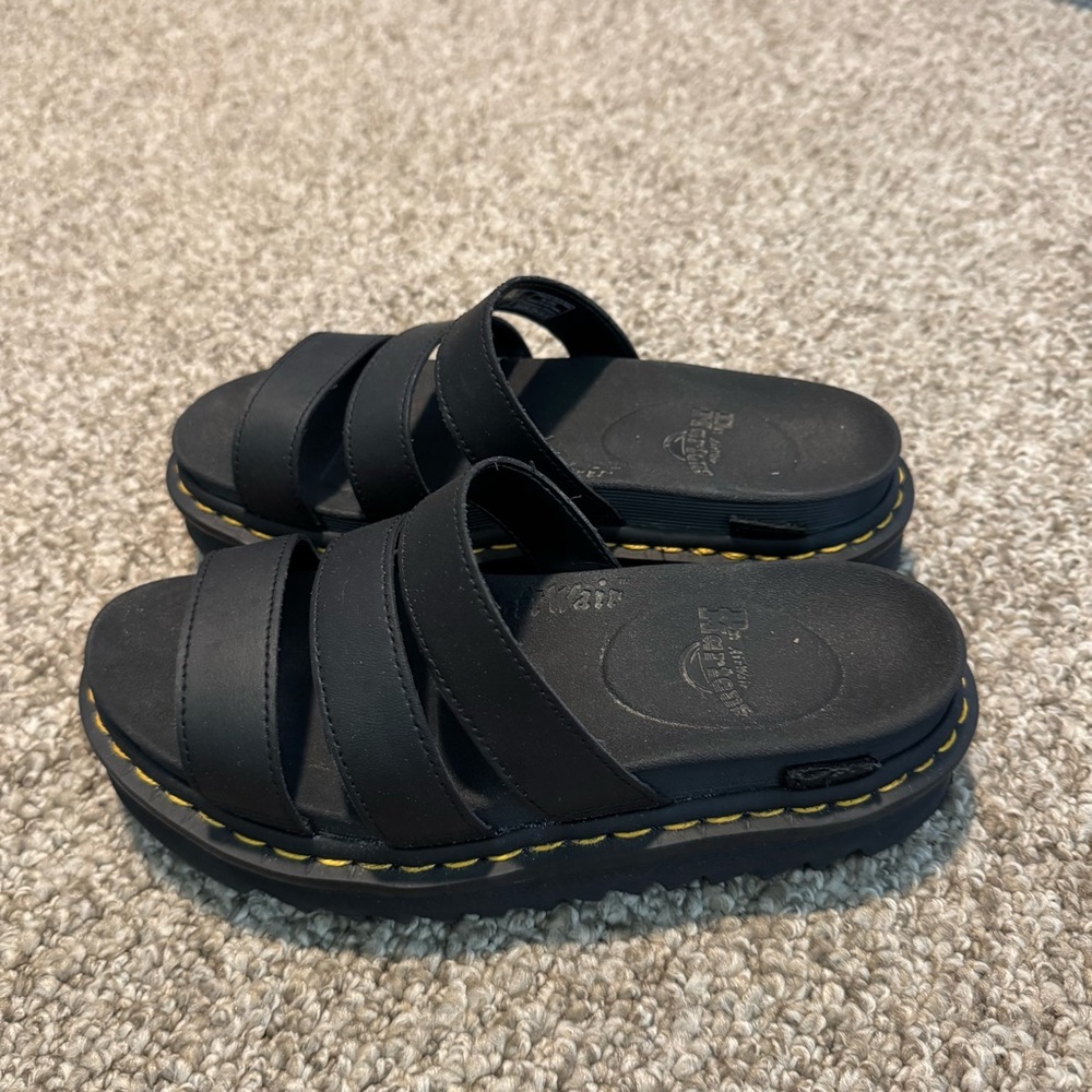Black Slide Sandals